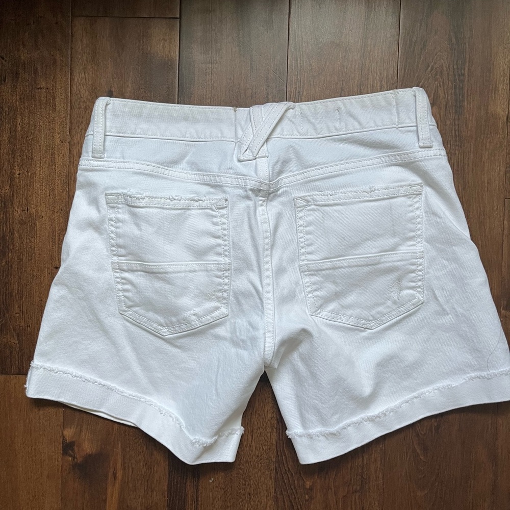 Stylish White Denim Shorts for Women